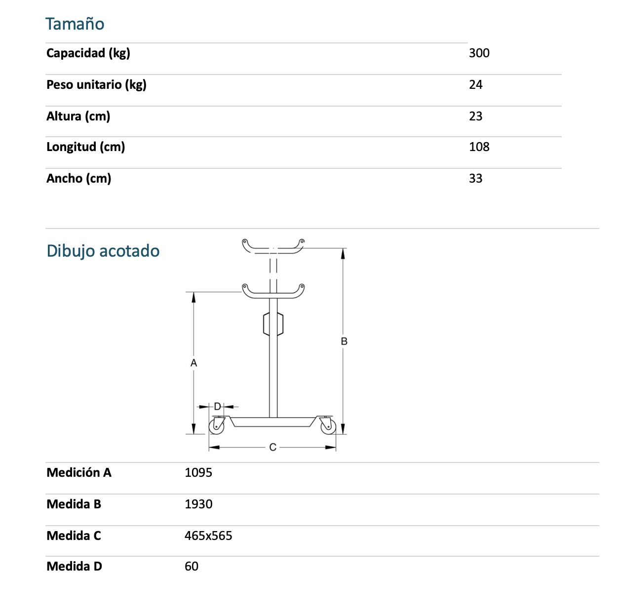 Elevador de Transmisión TJ300